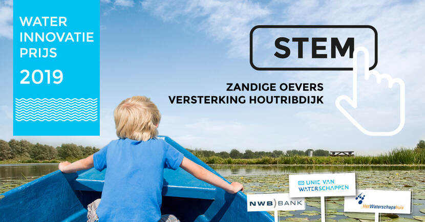 Versterking Houtribdijk genomineerd voor Waterinnovatieprijs 2019