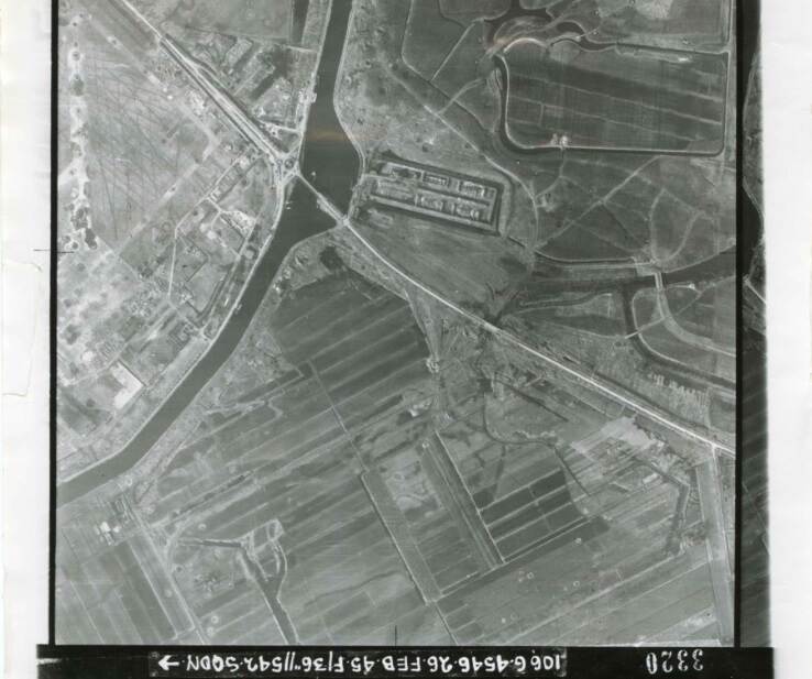 Luchtfoto 1945 NGE onderzoek